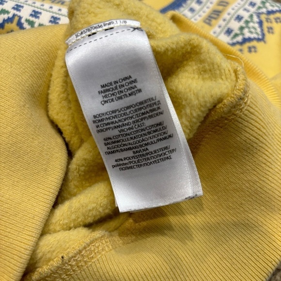 Polo Ralph Lauren Fair Isle Girls sweatshirt size 7 - Picture 12 of 12